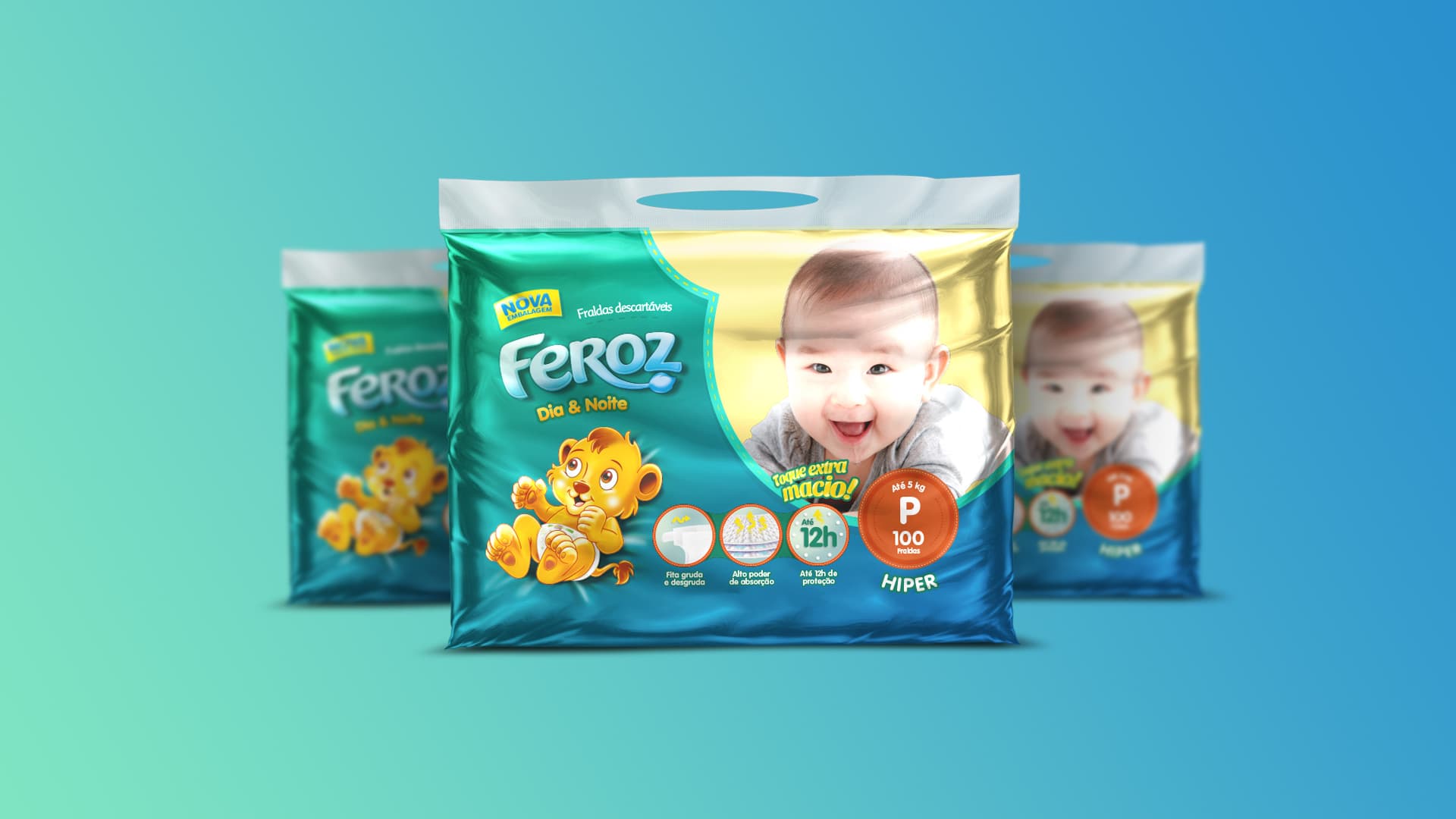 Novas embalagens FEROZ